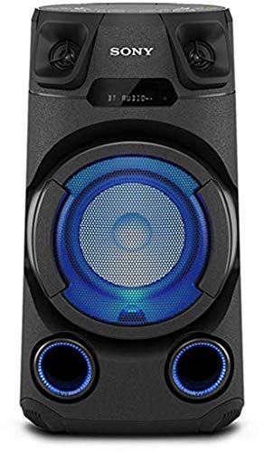 Sony MHC-V13 Leistungsstarkes Audiosystem (150 Watt Ausgangsleistung, Mega Bass, Bluetooth und NFC) Schwarz