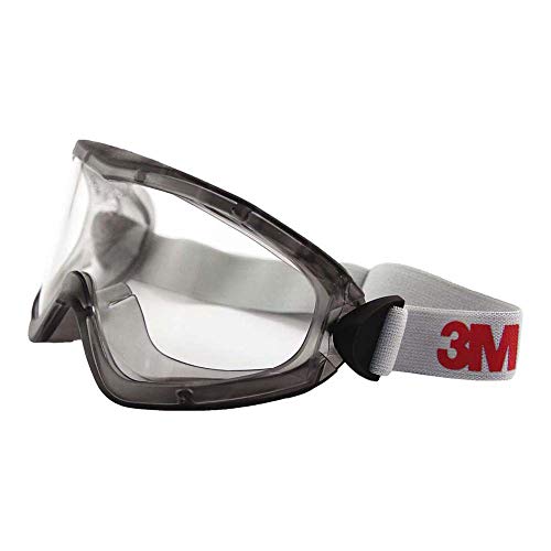 3M 2890SA Vollsichtbrille, 2890er Serie, AF, UV, A, ohne Belüftungsschlitze (gasdicht), Klar