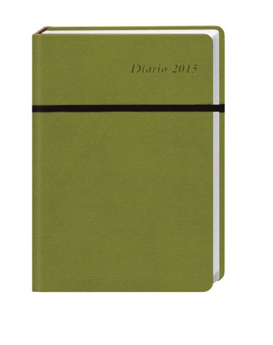 Diario Kalenderbuch A6, grün 2015
