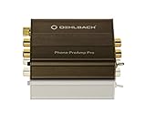 Oehlbach Phono PreAmp Pro - Phono-Vorverstärker - für Plattenspieler mit MM- oder MC-Tonabnehmer, kompakt & leistungsstark - metallic braun