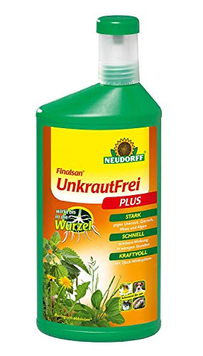 Neudorff Finalsan Konzentrat Unkraut Frei Plus 1 Liter - biologisch abbaubar & nicht bienengefährlich