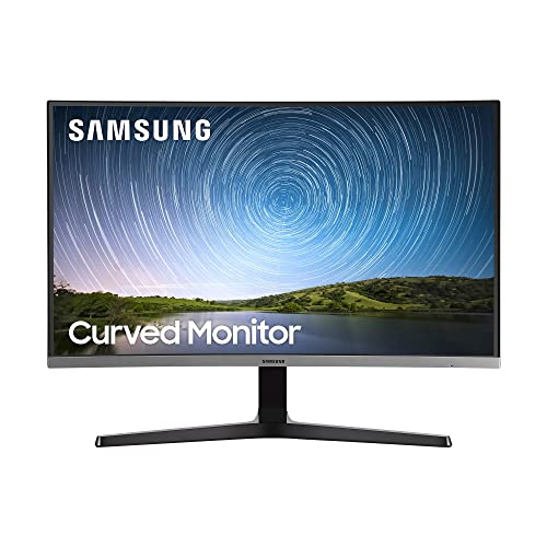 Samsung Curved Monitor C32R502FHR, 32 Zoll, VA-Panel, Full HD-Auflösung, AMD FreeSync, Reaktionszeit 4 ms, Krümmung 1500R, Bildwiederholrate 60 Hz, Schwarz