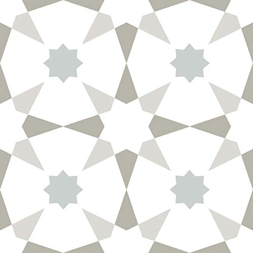 Wallpops FP2952 Stellar Peel & Stick Floor Tiles Bodenfliesen, Mehrfarbig