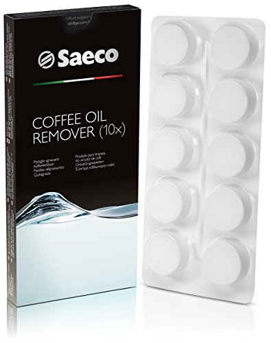 Saeco CA6704/99 Kaffeefettlöser-Tabletten (für Kaffeevollautomaten) 1er Pack (10 x 1,6 g)