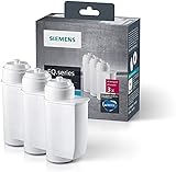 Siemens BRITA Intenza Wasserfilter TZ70033A,verringert den Kalkgehalt des Wassers,reduziert geschmacksstörende Stoffe,für Kaffeevollautomaten der EQ.Serie & Einbauvollautomaten,weiß,3 Stück(1er Pack)