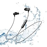 SoundPEATS Q35 HD+ Nackenbügel Sport Kopfhörer, Bluetooth 5.2 Ohrhörer mit Dual-magnetischer Lautsprecher, Qualcomm QCC3040 AptX HD Wohlklingender Klang, Type-C, IPX5 Wasserdicht, App EQ, 17 Stunden