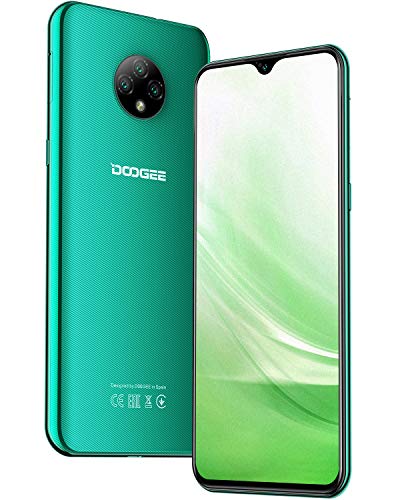 DOOGEE X95 Smartphone ohne Vertrag, 6.52 Zoll Bildschirm Android 10 4G Handy 13MP AI Kamera,4350mAh großer Akuu, 2GB+16GB, Speicher 128 GB Erweiterbar, Dual SIM, Face ID,Schnelles Laden,OTG (Grün)