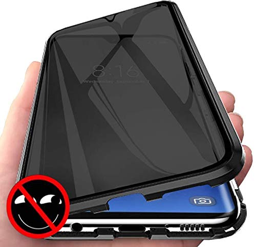 Wishcover Anti-peep Magnetische Hülle für Xiaomi Poco X3 NFC mit Sichtschutz Handyhülle 360 Grad Doppelseitig Gehärtetes Glas Schutzhülle Magnetische Adsorption Anti-Spähen Sichtschutz Anti-Spy Case