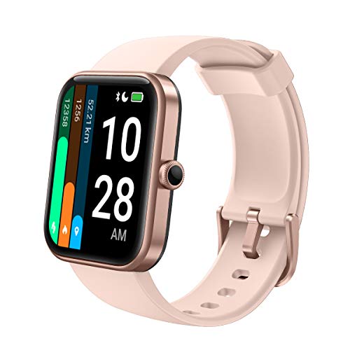 LATEC Smartwatch, 1,69 Zoll Fitness Armbanduhr für Damen Herren, Fitnessuhr Sportuhr mit Pulsuhren, Schwimmmodus, Alexa Integration, Schrittzähler Schlafmonitor Blutsauerstoffmonitor für iOS Android