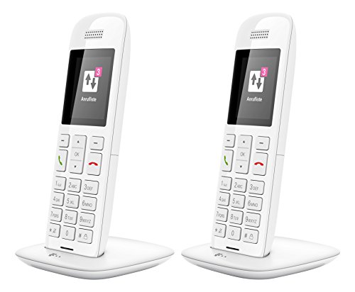 Telekom 114196 10 Duo Set 5 cm (2 Zoll) Diagonale, 176 x 220 Pixel Speed-Telefon weiß