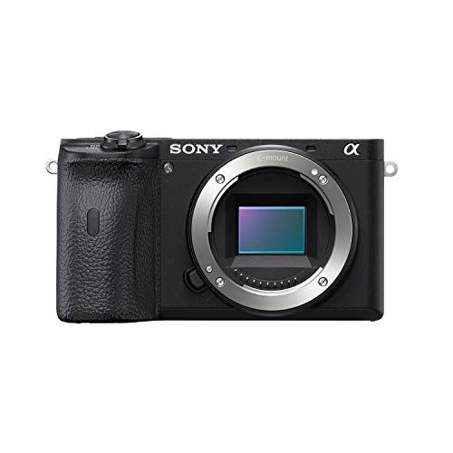Sony Alpha 6600 | APS-C Spiegellose Kamera ( Schneller 0,02s Autofokus, optische 5-Achsen-Bildstabilisierung im Gehäuse, 4K HLG Videoaufnahmen, neigbares Display für Vlogging), Schwarz