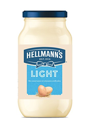 HELLMANNS - Mayonnaise Light - Verleihen Sie Ihren Salaten einen einzigartigen Geschmack - Flasche 430 ml