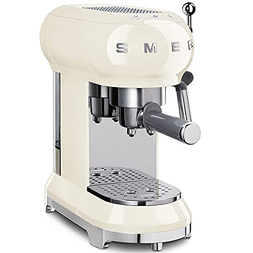 Smeg ECF01CREU Siebträger Espresso-/Kaffemaschine, Cremefarben