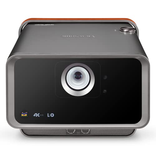 Viewsonic X10-4K UHD Heimkino LED Beamer (4K, 2.400 Lumen, Rec. 709, HDR, 2x HDMI, USB, USB-C, WLAN Konnektivität, Bluetooth, SD-Kartenleser, 2x 8 Watt Lautsprecher) anthrazit-metallic