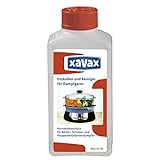 Xavax Flüssig-Entkalker und Reiniger für Dampfgarer und Dampfbacköfen, 250ml (für Boiler-, Schalen- und Wasserbehälterverdampfer) Entkalkungsmittel
