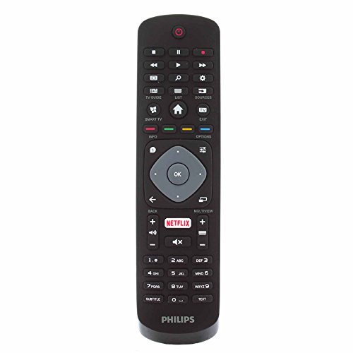 Philips 996596003606 Original Fernbedienung für 32PFS5362 49PUS610112 65PUS6262 LCD LED 3D HD Smart TV mit Netflix-Taste