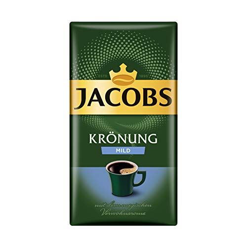 Jacobs Filterkaffee Krönung Mild, 12er Pack (12 x 500 g) gemahlener Kaffee