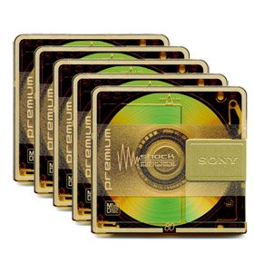 Minidisc - Sony 80 Min 5 Stück