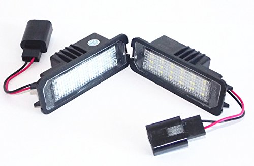 LED Kennzeichenbeleuchtung | eingebauter CAN-Bus-Widerstand | kompatibel mit diversen V--W Modellen | Zubehör | Tuning | Effizient/geringer Stromverbrauch | leichte Installation