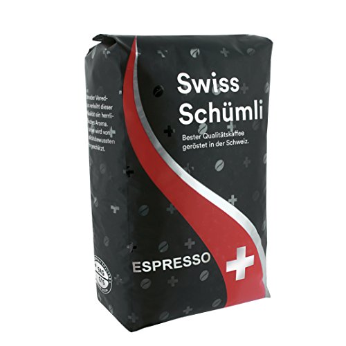 Bogen Kaffee Swiss Schümli Espresso 1000 g Bohnen, 1er Pack