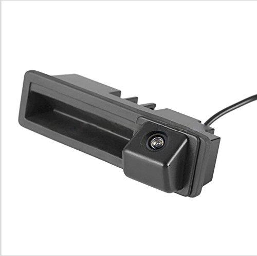 Navinio Rückfahrkamera Farbkamera Einparkkamera Nachtsicht für Rückfahrsystem Einparkhilfe Wasserdicht Stoßfest Koffergriff Rückfahrkamera für A6L/Q7/A4 B6 B7/A3 8P/A8L/8E