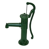 Ribelli Schwengelpumpe Gartenpumpe Handpumpe Wasserpumpe manuell und energiesparend Rundflansch Typ 75 Nostalgie