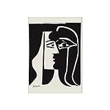 Pablo Picasso Schwarz Weiß Poster Abstraktes Paar Küssen Wand Bilder Kunstdrucke Picasso Figur Leinwand Bild Wohnzimmer Schlafzimmer Dekor 40x60cmx1 Kein Rahmen