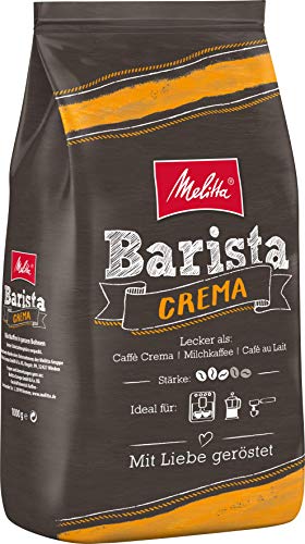 Melitta Ganze Kaffeebohnen, ausgewogen und harmonisch, Stärke 3, Barista Crema, 8 x 1kg