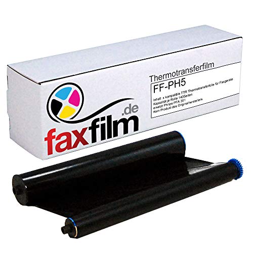 FAXFILM kompatibler Ink-Film als Ersatz für Philips PFA351 PFA-351 PFA352 PFA-352 geeignet für Philips Faxgerät Magic 5 / Basic / Eco Voice PPF 631 632 636 650 675 676 685 695 PPF650E PPF685E PPF631E