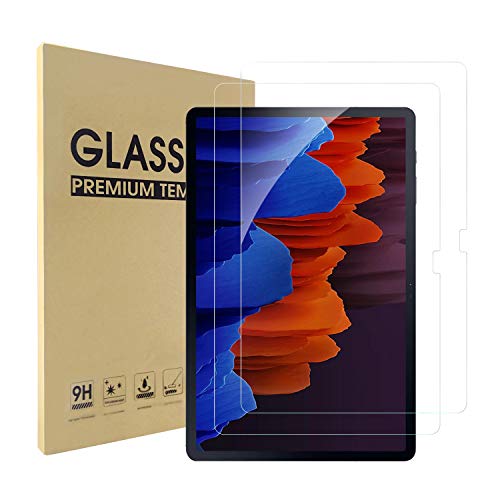 Simpeak 2-Stück Schutzfolie Kompatibel für Samsung Galaxy Tab S8 Plus / S7 Plus / S7 FE Displayschutz, 9H Hartglas Tempered Glass Screen Protector Schutzglas [Kratzfest] [Bläschenfrei]