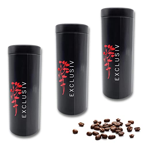 Perfekto24 Kaffeepaddosen Set 3x - Kaffeepads Dose hält die Pads länger frisch - Pad Dosen Set - Vorratsdsdose für Kaffeepads