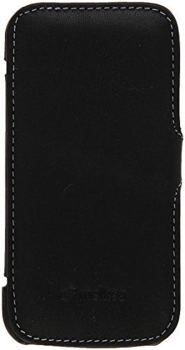 Melkco SSGN91LCJB1BKNP Booka Type Leder Case für Samsung Galaxy S4 Mini GT-I9190/S4 Mini Duos GT-I9192/S4 Mini LTE GT-I9195 schwarz