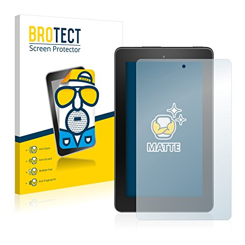BROTECT 2X Entspiegelungs-Schutzfolie kompatibel mit Amazon Fire 7 2016 Displayschutz-Folie Matt, Anti-Reflex, Anti-Fingerprint