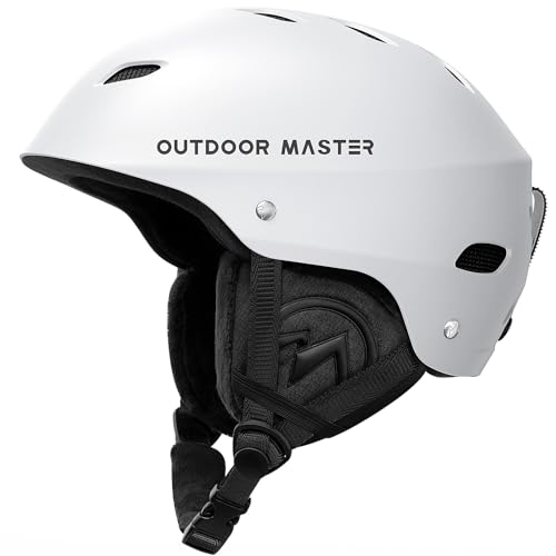 OutdoorMaster Kelvin Unisex Skihelm - Schneesporthelm für Skifahren/Snowboard mit Belüftungssystem, Schneehelm für Herren, Damen & Jugend