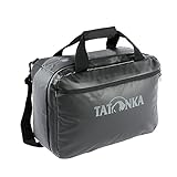 Tatonka Flight Barrel - Reisetasche mit Rucksackfunktion aus LKW-Plane - 50x36x20 cm - 35 Liter - wasserfest, pflegeleicht und robust - Handgepäcktasche - schwarz