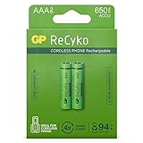 GP RecyKo+ 2 AAA Micro Akku DECT-Telefon 2900434240001