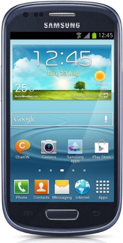 Samsung Galaxy S3 mini I8190 Smartphone (4 Zoll (10,2 cm) Touch-Display, 8 GB Speicher, Android 4.1) pebble-blau