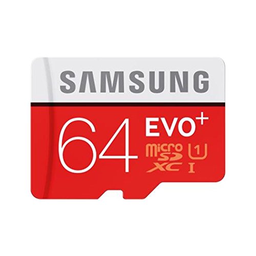 Samsung Speicherkarte MicroSDXC 64GB EVO Plus UHS-I Grade 1 Class 10, für Smartphones und Tablets, mit SD Adapter