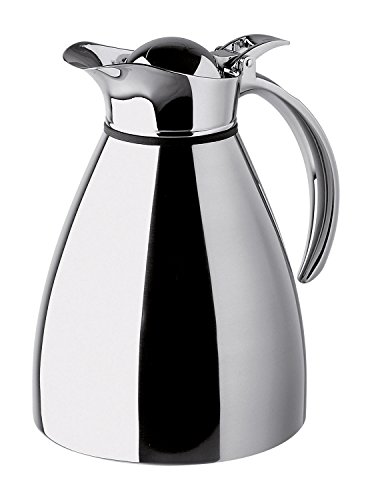 Isolierkanne / Kaffeekanne / Teekanne / Thermoskanne 'Brilliant', Edelstahl | 1 Liter