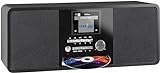 Imperial DABMAN i200 CD Internetradio/DAB+ Radio Digitalradio mit CD Player (Stereo Sound, Internetradio/DAB+ / DAB/UKW, WLAN, LAN, Bluetooth, Aux-In, Line-Out, Spotify) schwarz