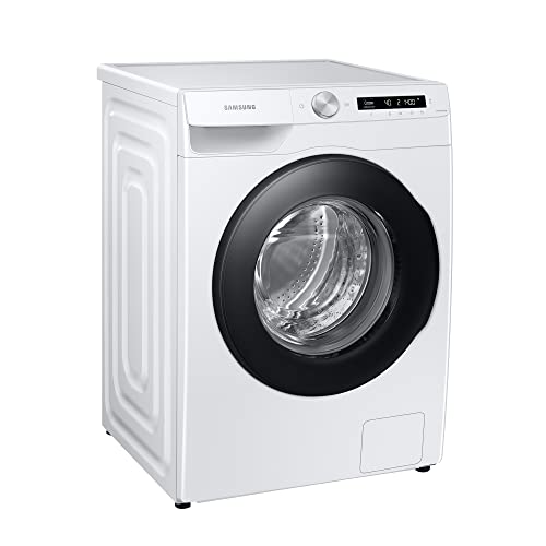 Samsung WW90T504AAW/S2 Waschmaschine, 9 kg, 1400 U/min, Ecobubble, SimpleControl-Bedienkonzept,WiFi-SmartControl, Hygiene-Dampfprogramm, Weiß