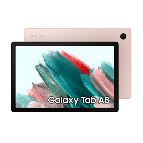 Samsung Galaxy Tab A8, Android Tablet, WiFi, 7.040 mAh Akku, 10,5 Zoll TFT Display, vier Lautsprecher, 32 GB/3 GB RAM, Tablet Rosa