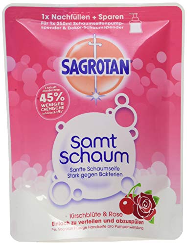 Sagrotan Sagrotan Samtschaum Nachfüller Kirschblüte und Rose, 0.265 g