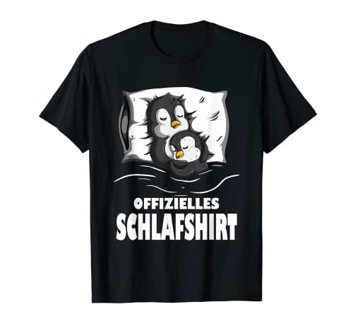 Pinguin Kissen Pyjama Langschläfer Nachthemd Schlafmütze T-Shirt