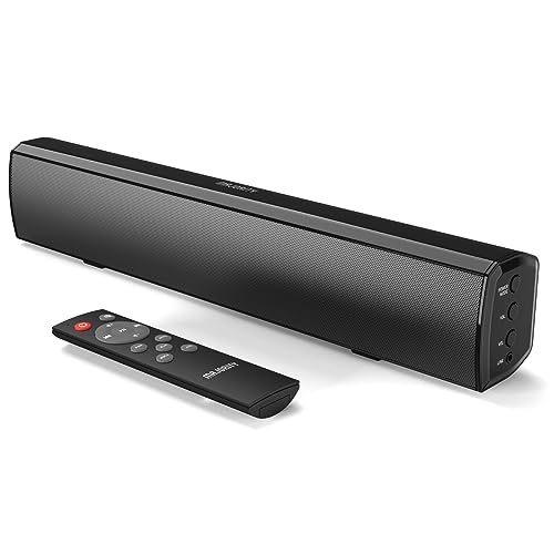 Majority Bluetooth Soundbar for TV | 2.0 Stereo Sound, 50 WATT Portable Sound bar für TV-Geräte und PC | 15' Kabellose Soundbar | USB, AUX, Optical & RCA, Remote Included - Bowfell