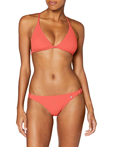 s.Oliver RED LABEL Beachwear LM Damen Costilla Bikini-Set, Koralle, 34 C/D