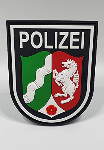 ATG Ärmelabzeichen Polizei NRW 3 D Rubber Patch (Farbig)