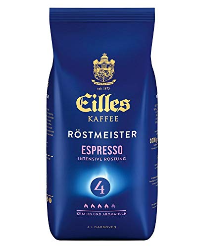 EILLES Kaffee Espresso 4x 1000g (4000g) - Premium Espresso Kaffeebohnen