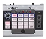 Zoom V3 Vocal Processor, 48V Phantomspannung für Kondensatormikrofone, USB 2.0 Audio-Interface für die Aufnahme mit 16/24/32 Bit und 44,1 kHz