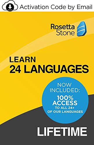 Rosetta Stone | Learn UNLIMITED Languages | Lifetime Access | 1 Benutzer | PC/Mac | Aktivierungscode per Email